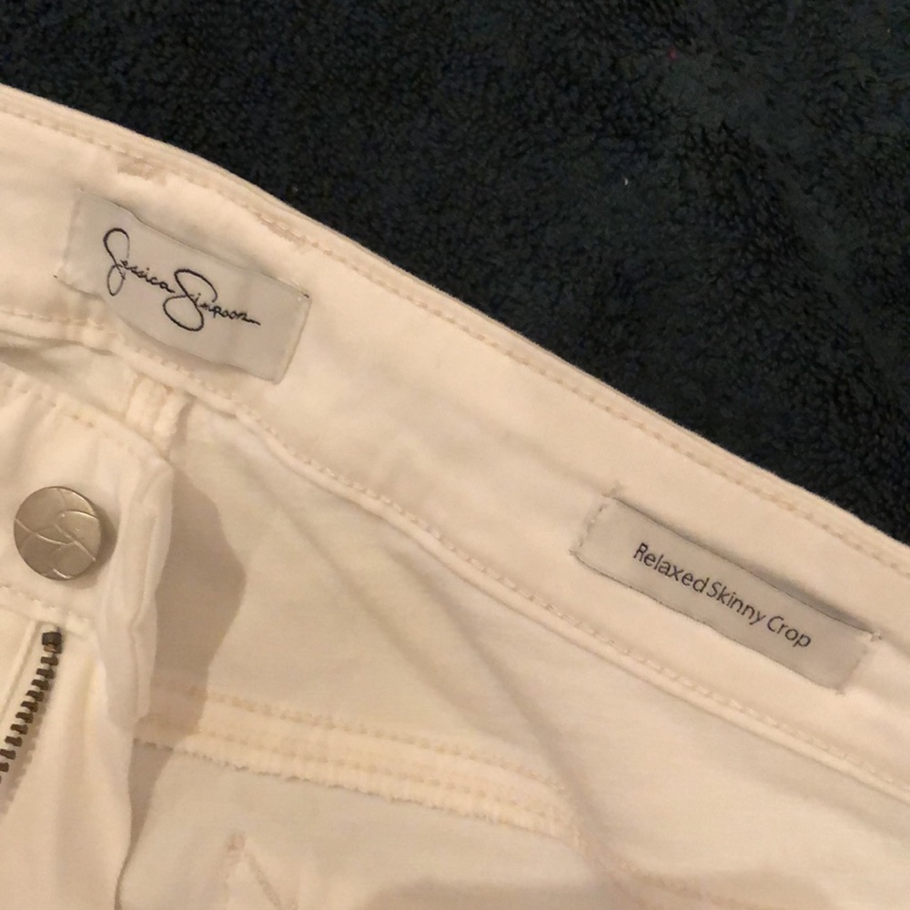 Jessica Simpson Relaxed Skinny cropped cuffed jeans - Picture 3 of 6
